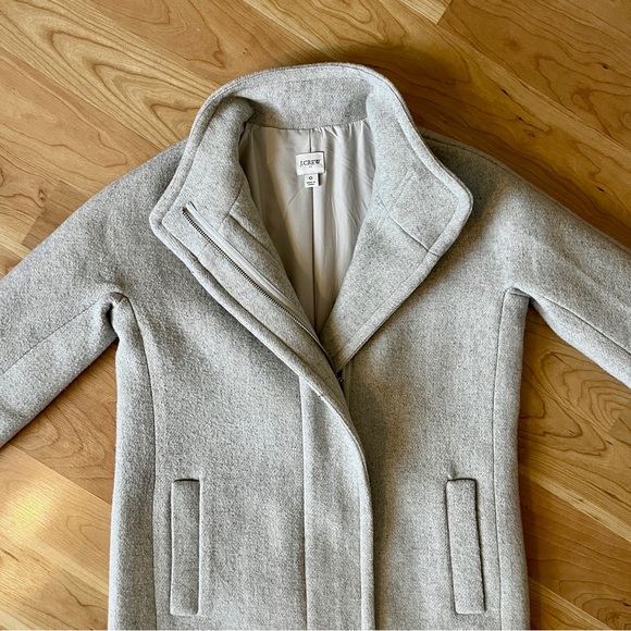 Chic J. Crew Gray Wool Coat - Picture 2 of 6